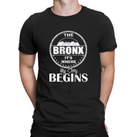 Retro Vintage The Bronx Where My Story Begins Funny Bronx Premium T Sh T-shirt | Artistshot