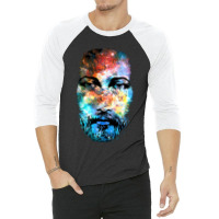 Jesus Christ Face Painting 3/4 Sleeve Shirt | Artistshot