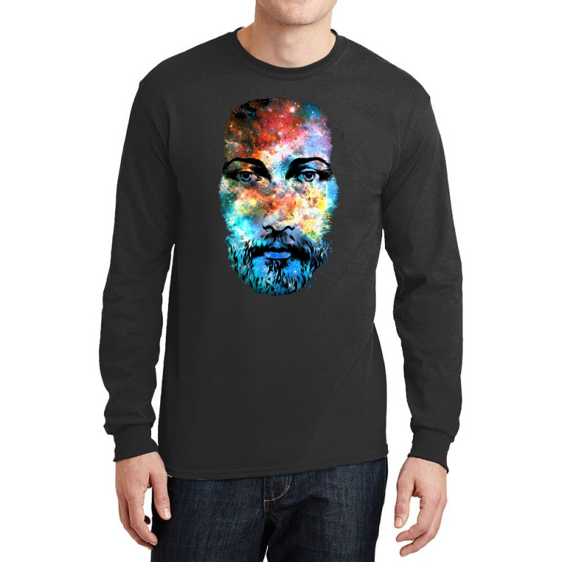 Jesus Christ Face Painting Long Sleeve Shirts | Artistshot