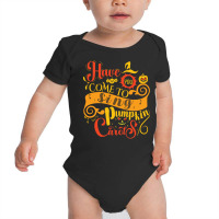 Halloween Gifts T  Shirt Have You Come To Sing Pumpkin Carots T  Shirt Baby Bodysuit | Artistshot