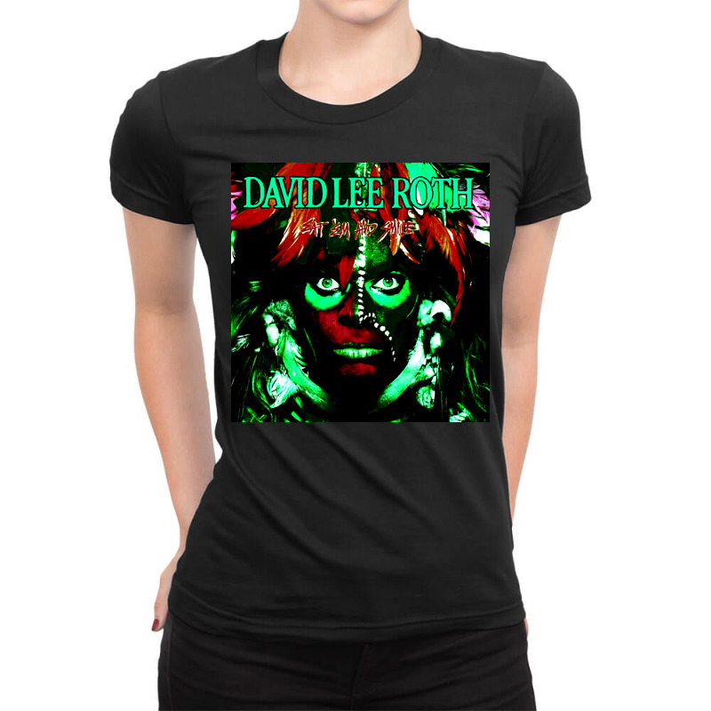 David Lee Roth Cover1 Ladies Fitted T-Shirt by rdach | Artistshot