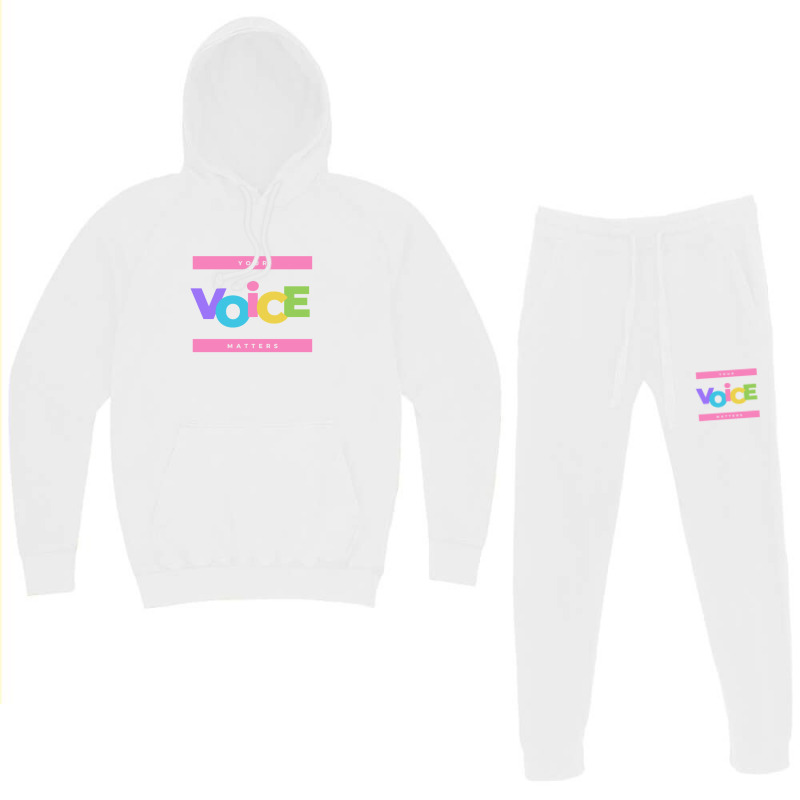 Your Voice Matters Hoodie & Jogger Set | Artistshot