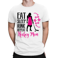 Eat Sleep Rink Repeat Hockey T-shirt | Artistshot
