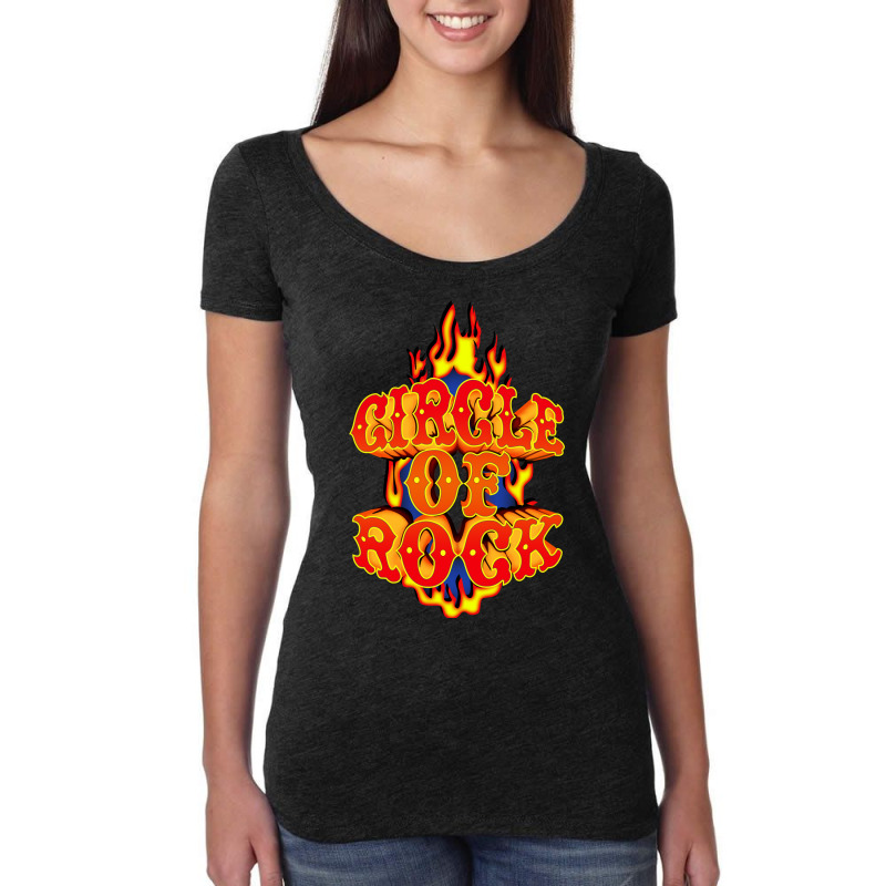 The Circle Of Rock New Women's Triblend Scoop T-shirt by Artcraft99 | Artistshot