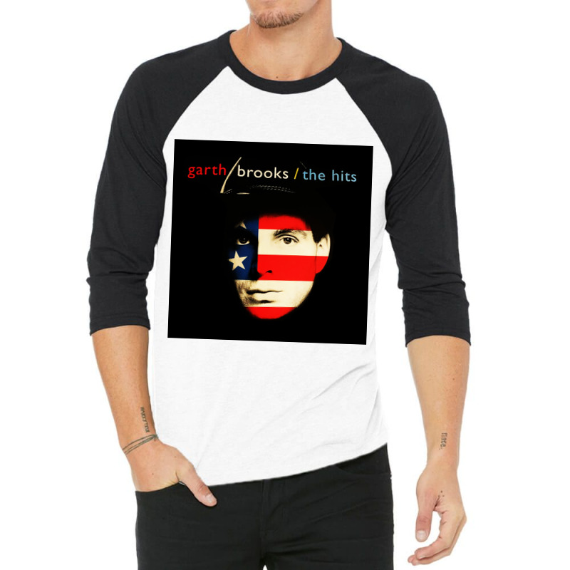 Custom Garth Brooks Music 3/4 Sleeve Shirt By Tihtan Shop - Artistshot