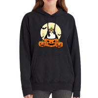 Penguin Pumpkin Moon Bats Costume Cute Easy Halloween Gift T-shirt Vintage Hoodie | Artistshot