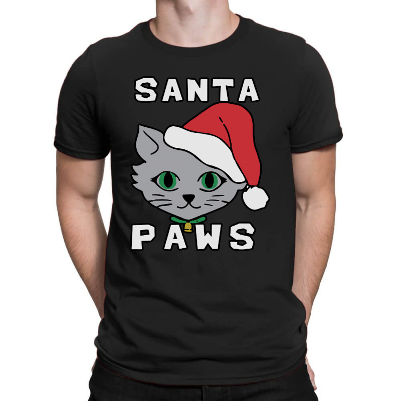 Santa Paws Cat Kitten Ugly Christmas T-shirt | Artistshot