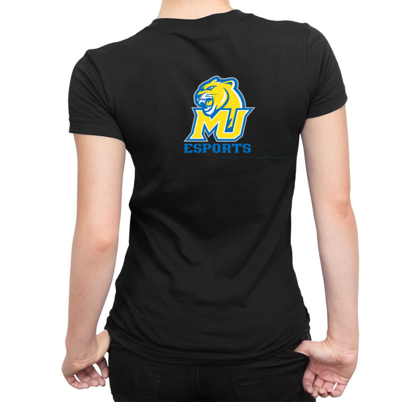 Misericordia Cougars Ladies Fitted T-Shirt by azkatee | Artistshot