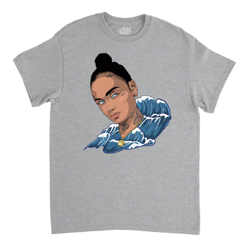 Custom Kehlani Classic T-shirt By Desnanda - Artistshot