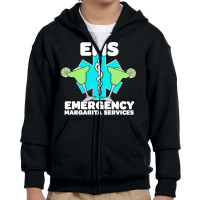 Ems Gift T  Shirt E M S E M T Paramedic Cinco De Mayo Emergency Margar Youth Zipper Hoodie | Artistshot