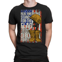 Americans Stand For The Flag To Hornor Those Who Died For It 141 T-shirt | Artistshot