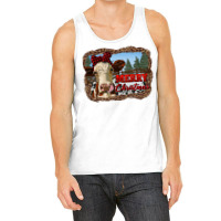 Merry Christmas Heifer Cow With Farm Tank Top | Artistshot