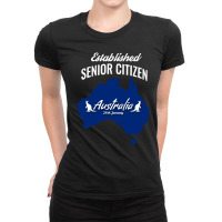 Australia Senior Citizen Independent Shirt Ladies Fitted T-shirt | Artistshot