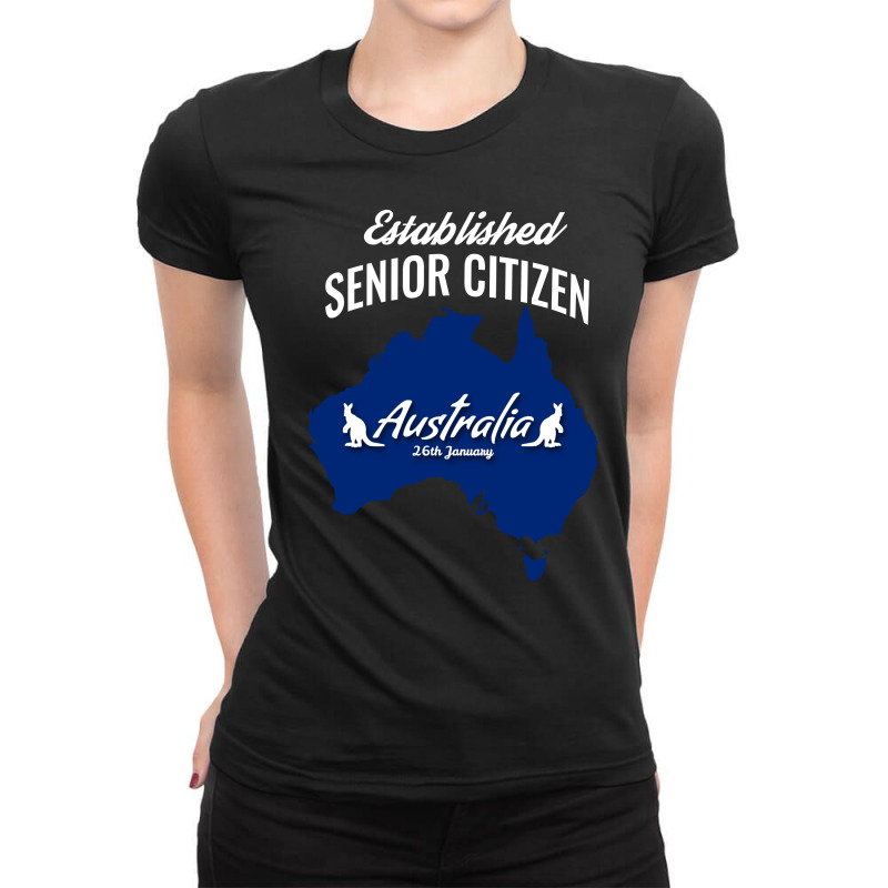 Australia Senior Citizen Independent Shirt Ladies Fitted T-Shirt by cogentprint | Artistshot