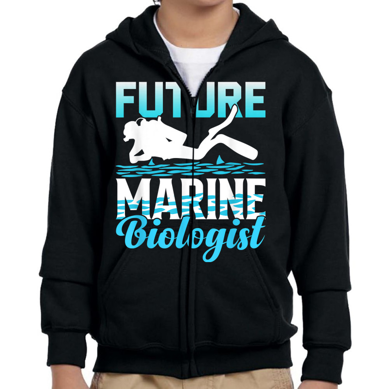 Future Marine Biologist Ocean Life Biology Student T Shirt Youth Zipper Hoodie | Artistshot