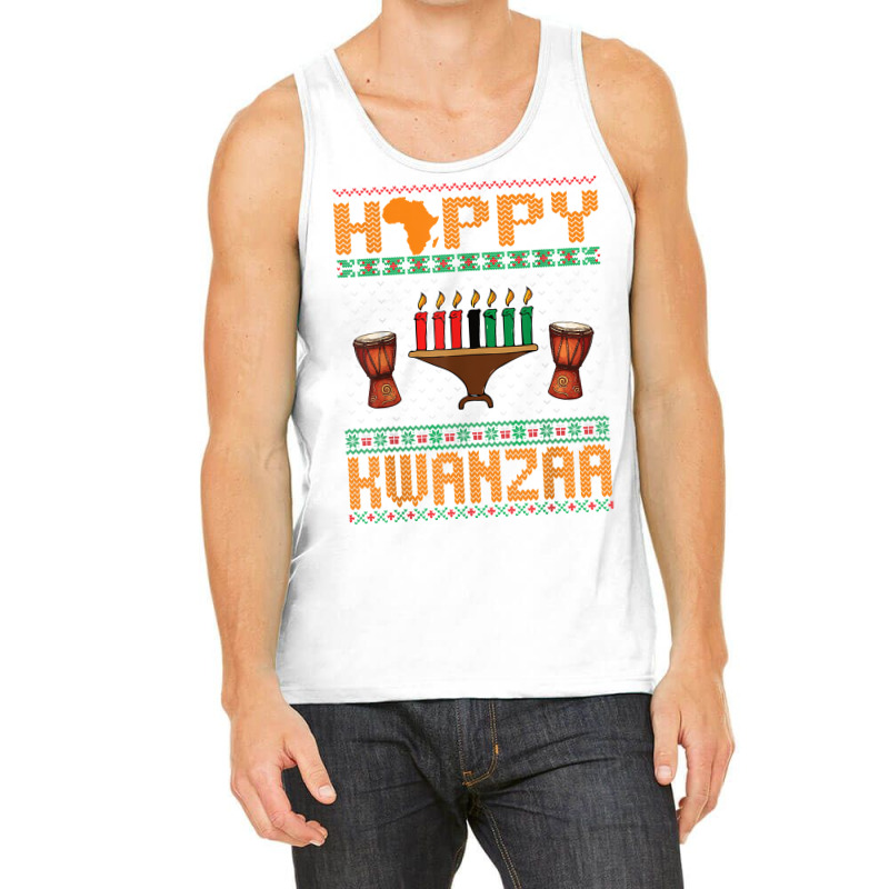 Happy Kwanzaa Seven Candles Principles African American T Shirt Tank Top by efronpngoick3 | Artistshot