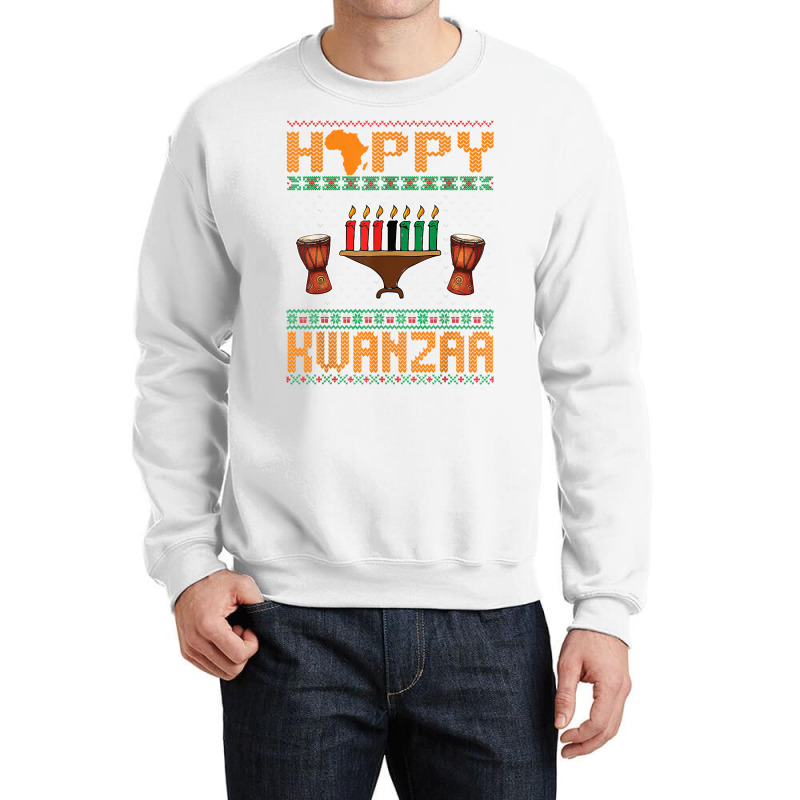 Happy Kwanzaa Seven Candles Principles African American T Shirt Crewneck Sweatshirt by efronpngoick3 | Artistshot