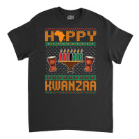 Happy Kwanzaa Seven Candles Principles African American T Shirt Classic T-shirt | Artistshot