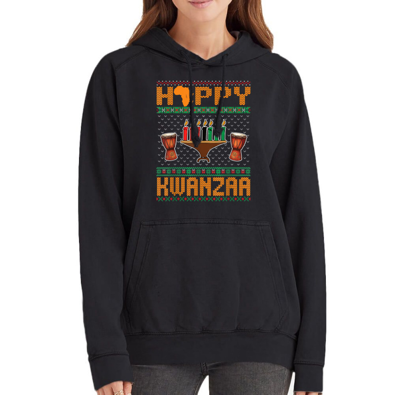 Happy Kwanzaa Seven Candles Principles African American T Shirt Vintage Hoodie by efronpngoick3 | Artistshot