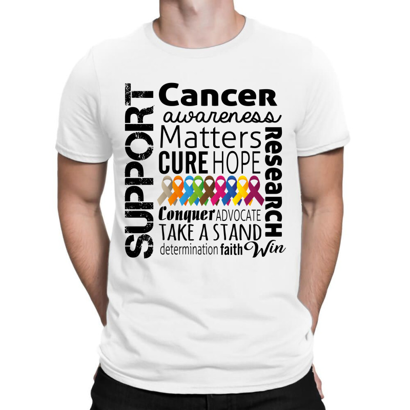 Support Cancer Awareness T-shirt | Artistshot
