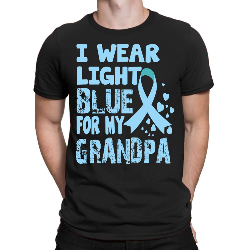 I Wear Light Blue For My Grandpa T-shirt | Artistshot