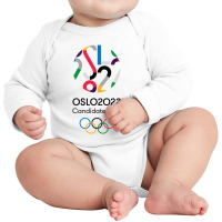 Oslo 2022 Candidate City 2022 Olympics Long Sleeve Baby Bodysuit | Artistshot