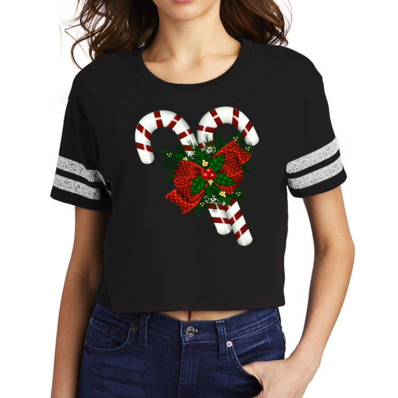 Christmas Decoration Scorecard Crop Tee by Imaher729 | Artistshot