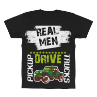 Real Men Driver All Over Men's T-shirt | Artistshot