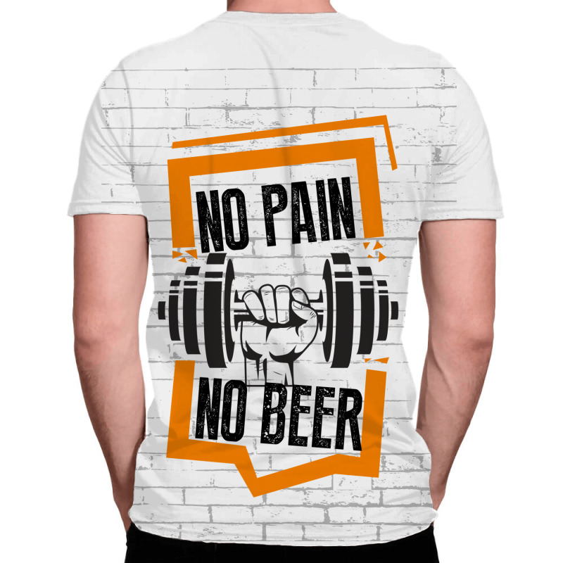 No Pain No Beer All Over Men's T-shirt | Artistshot