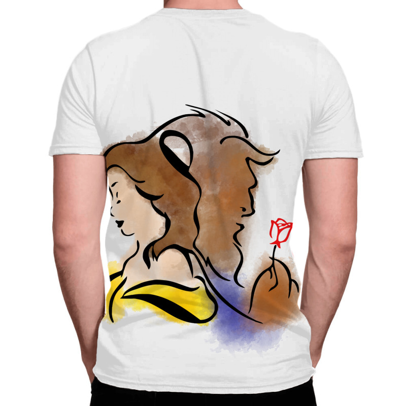 Beauty And The Beast All Over Men's T-shirt | Artistshot