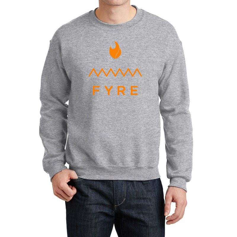 Fyre Orange Crewneck Sweatshirt | Artistshot