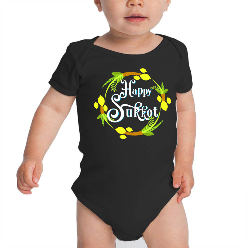 Happy Sukkot Holiday Jewish Shirts Sukkah For Children Gifts T Shirt Baby Bodysuit | Artistshot