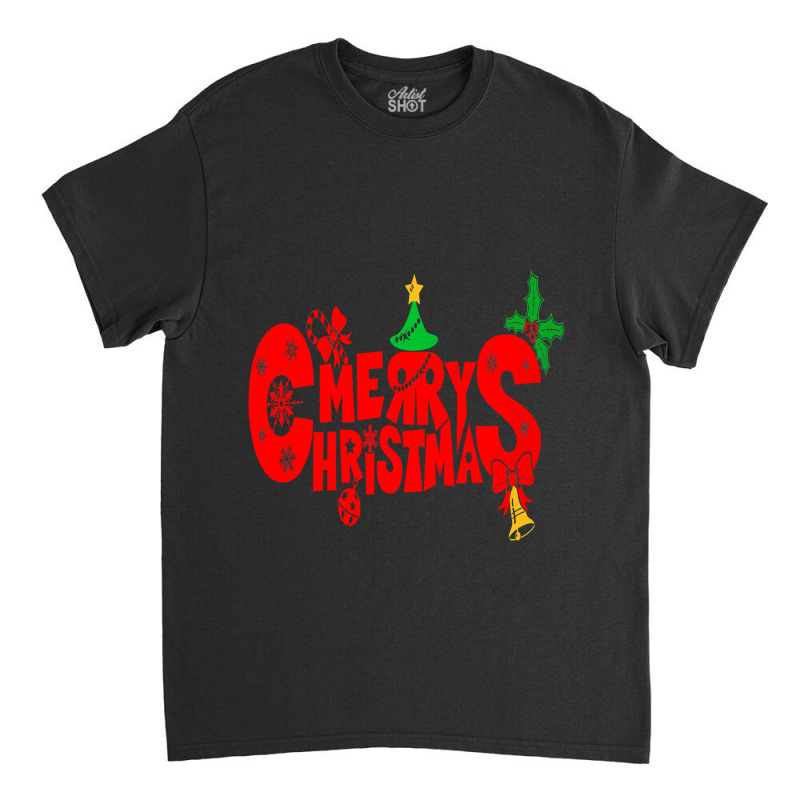 Merry Christmas Family Gifts Funny T Shir Boys Girls T Shirt Classic T-shirt | Artistshot