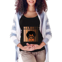 Black History Is American History For Basketball Black Woman T Shirt Maternity Scoop Neck T-shirt | Artistshot