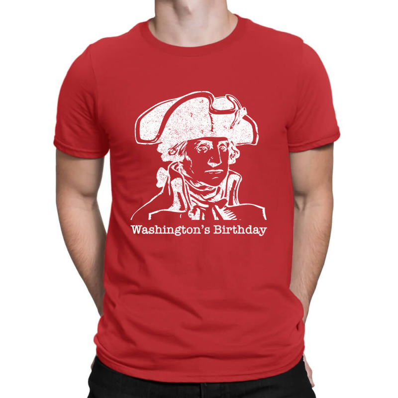 Washington's Birthday Grunge For Dark T-shirt | Artistshot
