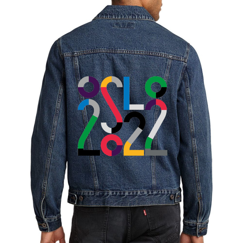 Oslo 2022 Candidate City 2022 Olympics Men Denim Jacket | Artistshot