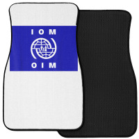 International Organization For Migration (iom) Flag T Shirt Front Car Mat | Artistshot