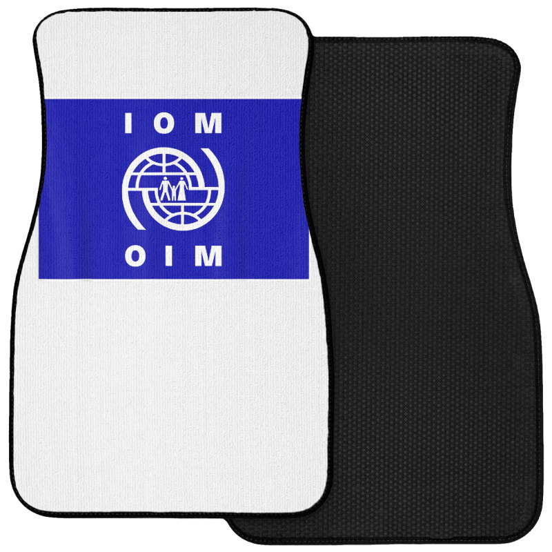 International Organization For Migration (iom) Flag T Shirt Front Car Mat | Artistshot