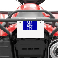 International Organization For Migration (iom) Flag T Shirt Atv License Plate | Artistshot