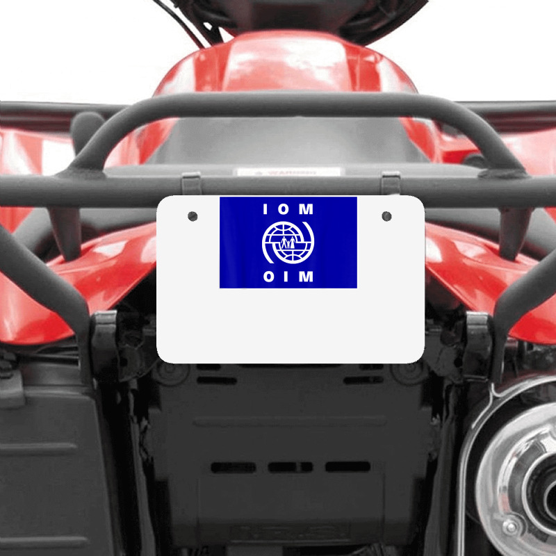 International Organization For Migration (iom) Flag T Shirt Atv License Plate | Artistshot