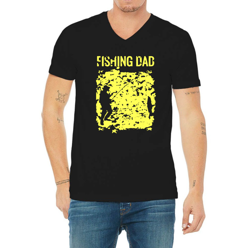 Fishing Dad V-neck Tee | Artistshot