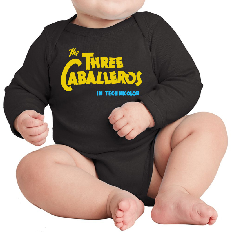 The Three Caballeros Title Card Long Sleeve Baby Bodysuit by Brigjen | Artistshot