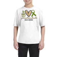 Womens Organ Donation Peace, Love, Donate, Give Someone Life Donate V Youth Tee | Artistshot