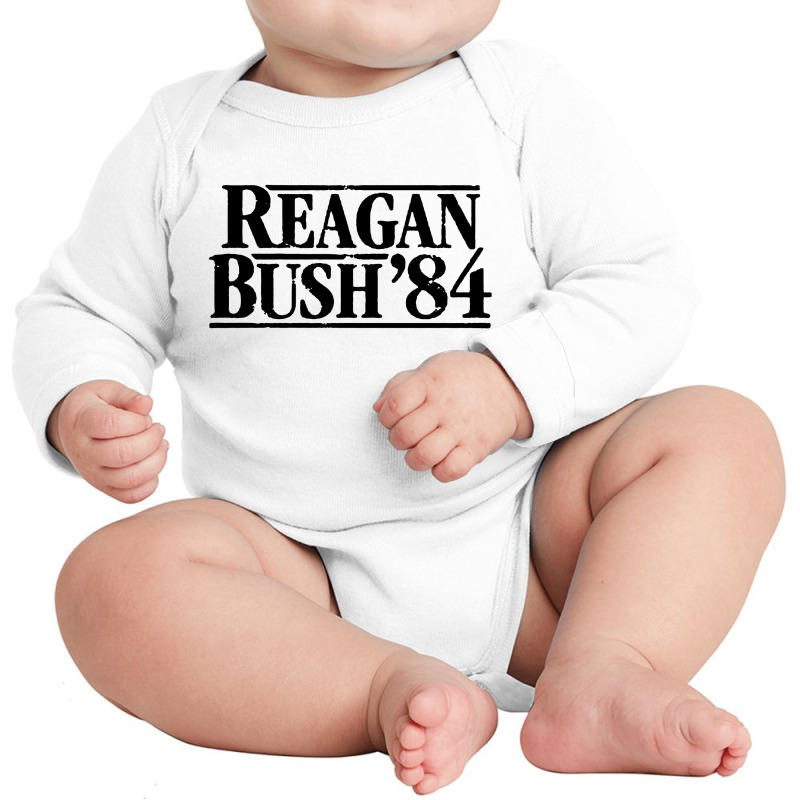 Reagan President Long Sleeve Baby Bodysuit by LA Bold | Artistshot