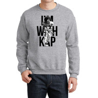 Im With Kap   Black Crewneck Sweatshirt | Artistshot