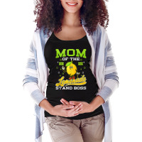 Mom Of Lemonade Stand Boss Funny Lemon Selling Tank Top Maternity Scoop Neck T-shirt | Artistshot