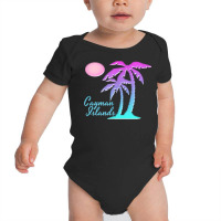 Cayman Islands Souvenir Gift Sun Palm Trees T Shirt Baby Bodysuit | Artistshot