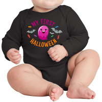 Baby T  Shirt My First Halloween T  Shirt Long Sleeve Baby Bodysuit | Artistshot