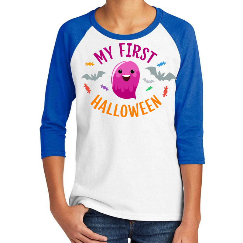 Baby T  Shirt My First Halloween T  Shirt Youth 3/4 Sleeve | Artistshot