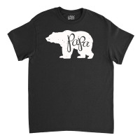 Papa Bear ( White) Classic T-shirt | Artistshot